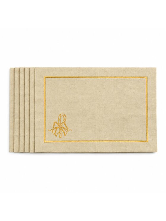 Roseberry Home Roseberry Home Podkładka na stół Candy Cane Goldenline Złoty