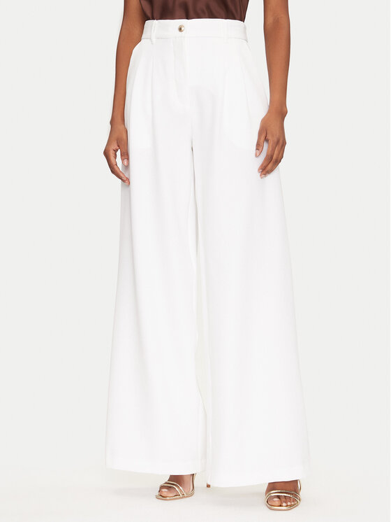 Guess Guess Palazzo kelnės W5GB02 WH9Y2 Balta Wide Leg