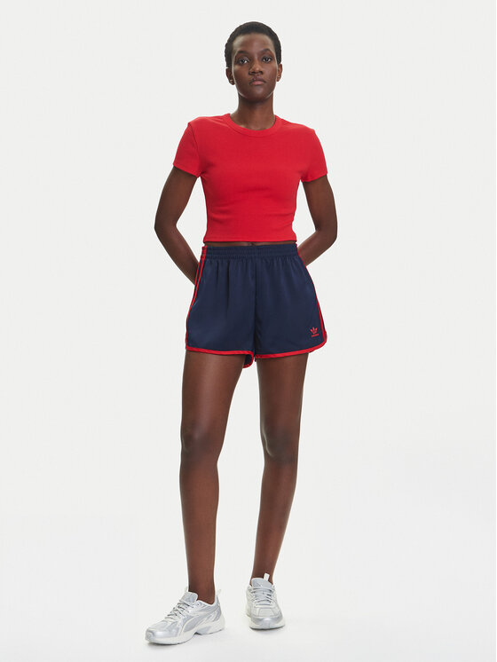 adidas adidas Sportovní kraťasy adicolor 3-Stripes Sprinter JZ3514 Tmavomodrá Loose Fit