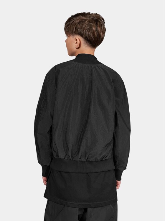 MADE BY SOCIETY MADE BY SOCIETY Kurtka przejściowa Bomber - J37797 Czarny Basic Fit