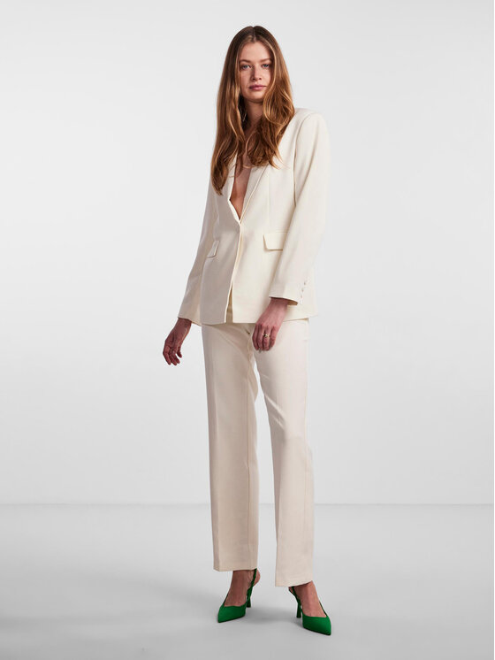 YAS YAS Bleizers 26028353 Balts Regular Fit