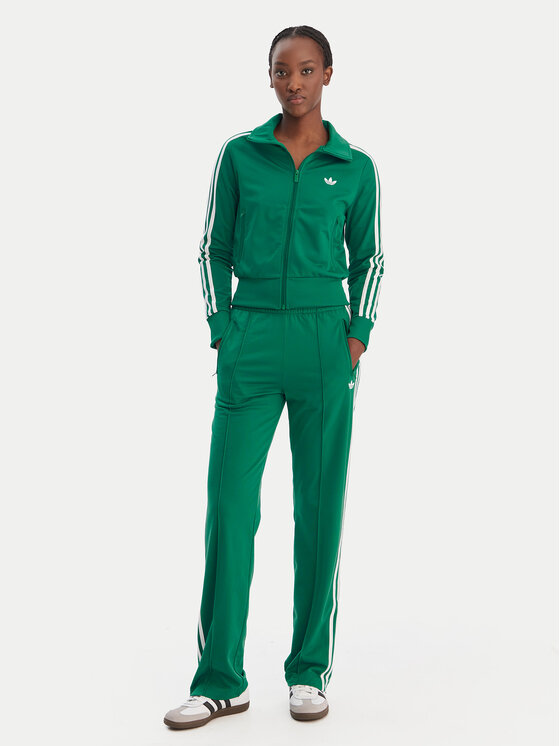 adidas adidas Teplákové nohavice Firebird Classic KD3649 Zelená Regular Fit