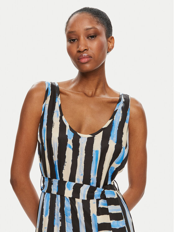 PINKO Pinko Letné šaty Once 103602 A1UM Čierna Regular Fit