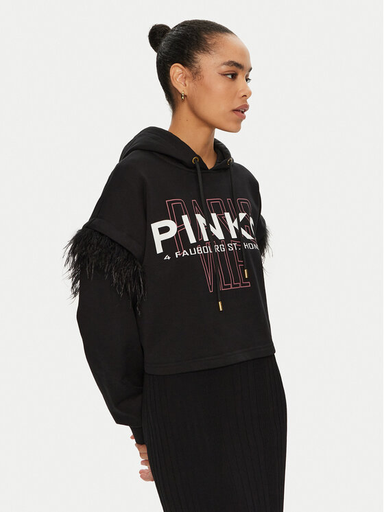 PINKO Blúzka 103129 A1LU Čierna Regular Fit