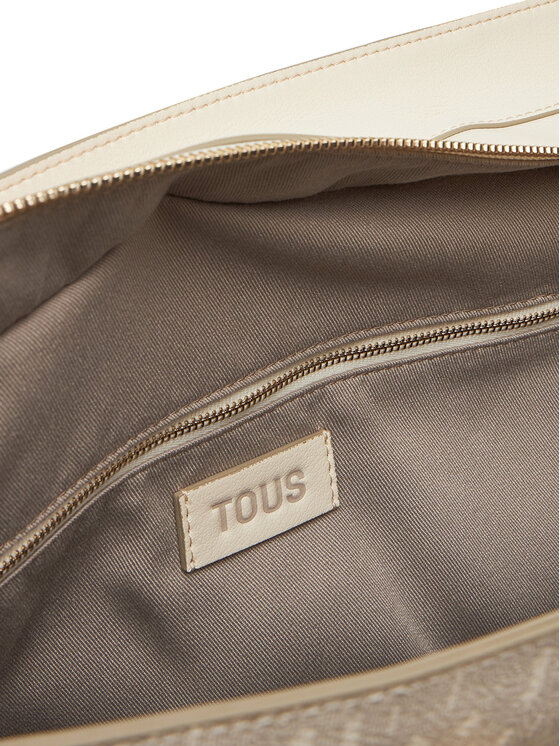 TOUS TOUS Ročna torba Buckles Silhouette 2002201901 Kremna