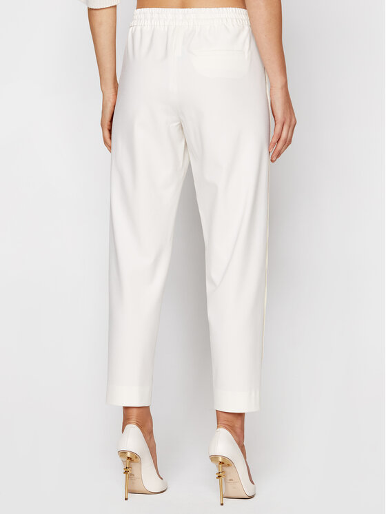 Marella Marella Stoffhose Nasco 31360707 Weiß Regular Fit