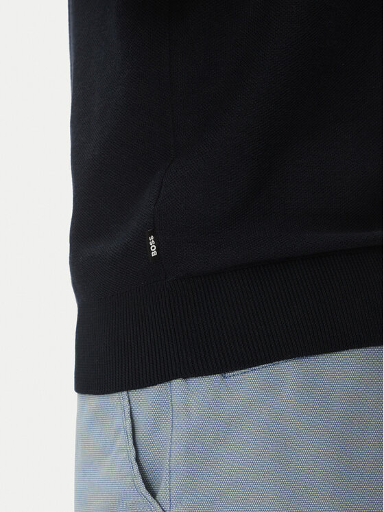 BOSS BOSS Tricou Jianfranco 50537642 Bleumarin Regular Fit