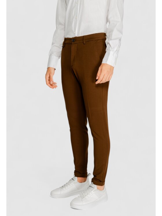 Antony Morato Antony Morato Pantalone da abito ASHE STRETCH TWILL Marrone Stretch Fit