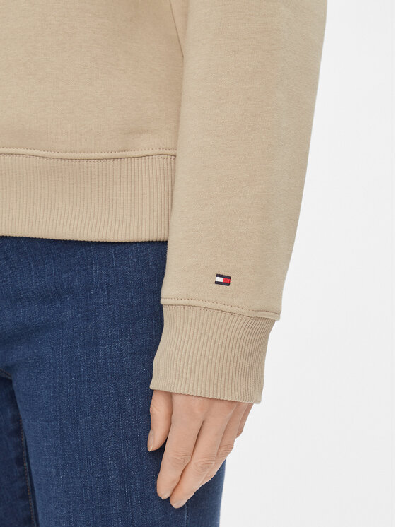 Tommy Hilfiger Tommy Hilfiger Felpa WW0WW39791 Beige Relaxed Fit