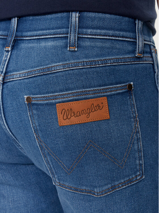 Wrangler Wrangler Jeansy Larston 112350841 Niebieski Slim Fit