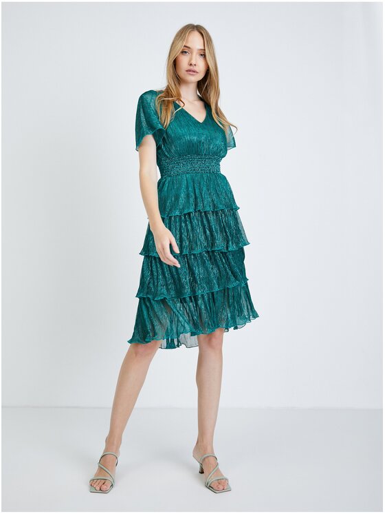 Orsay Orsay Sukienka 470320-593000__36 Zielony Regular Fit