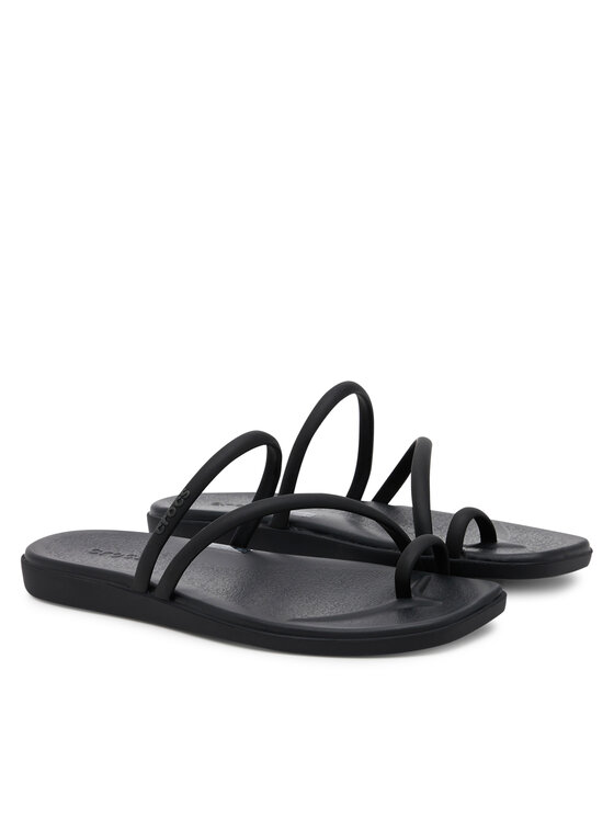 Crocs Crocs Čības uz pirksta Miami Toe Loop Sandal 209862 Melns