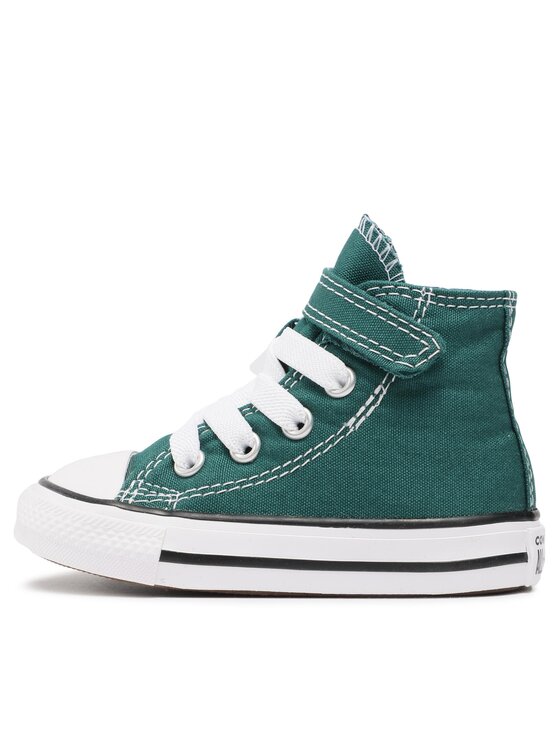 Teal best sale green converse