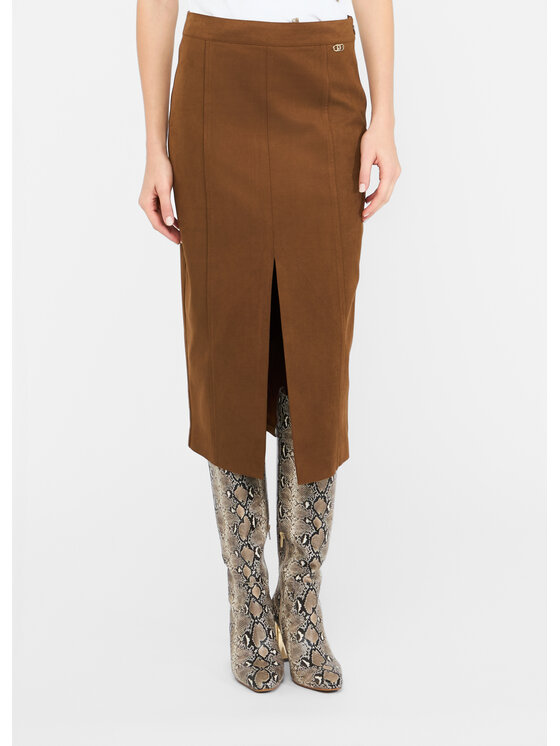 Liu Jo Liu Jo Minigonna MF5186E1090X0506 Marrone Regular Fit