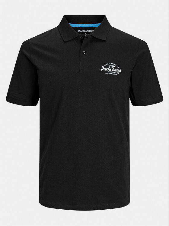 Jack&Jones Jack&Jones Polokošile Forest 12248621 Černá Standard Fit