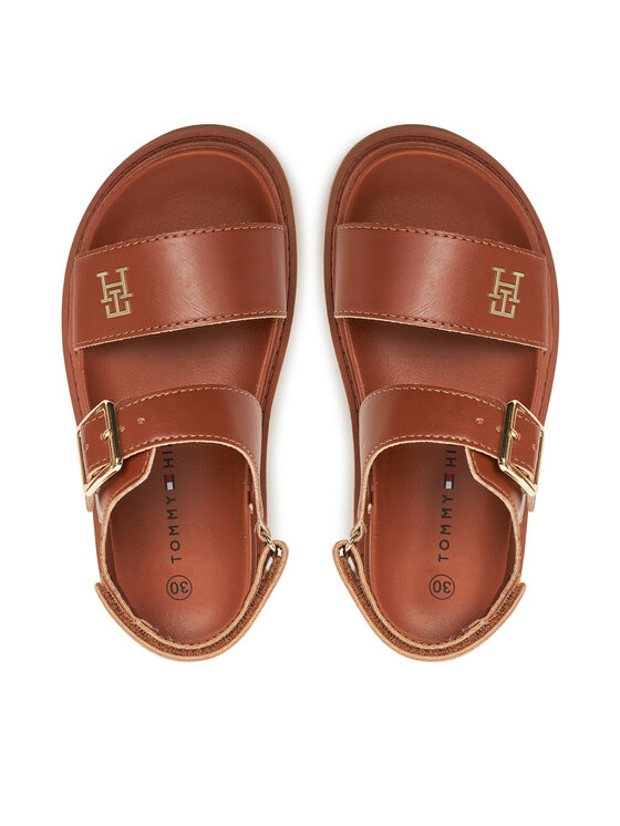 Tommy Hilfiger Tommy Hilfiger Sandali T3A2-33785-0326 M Rjava