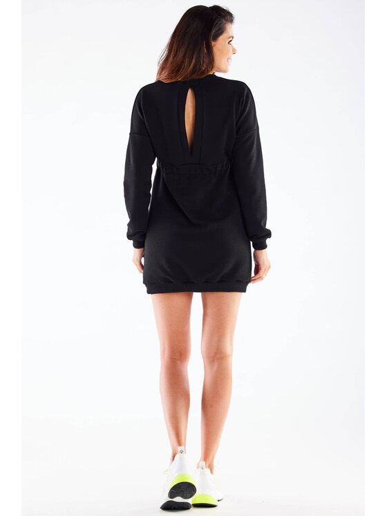 Infinite You Infinite You Vestito di maglia M271 Nero Basic Fit