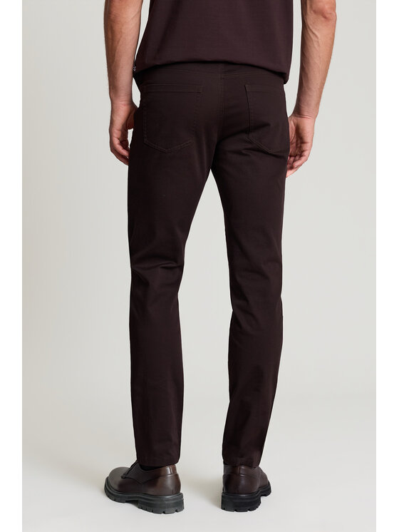 Próchnik Próchnik Chinosy PM1 SP073126000014 Brązowy Regular Fit