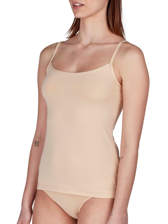 Skiny Skiny 2-dílná sada T-shirts 85720 Béžová Slim Fit