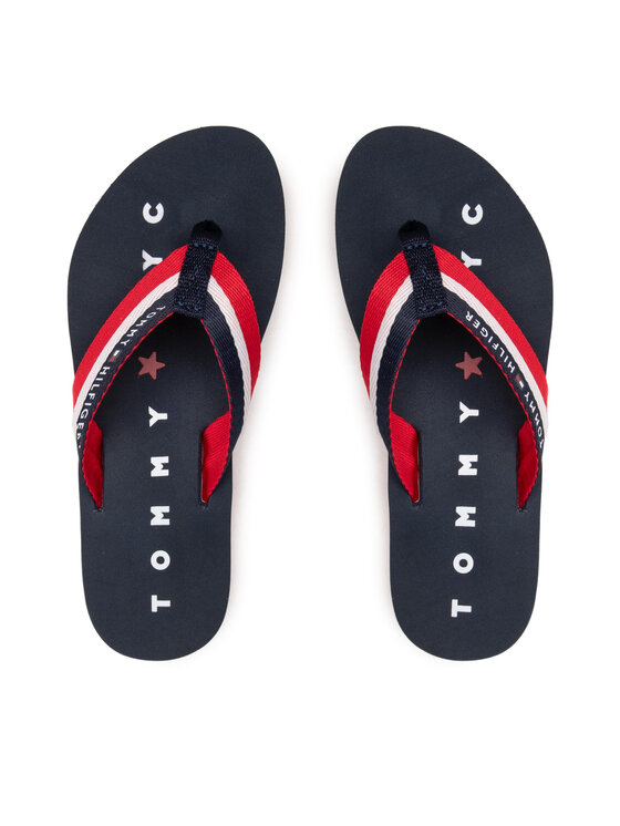 Tommy Hilfiger Japanke Tommy Loves Ny Beach Sandal FW0FW02370 Tamnoplava