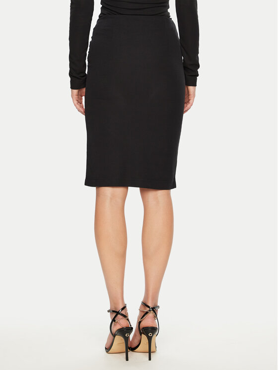 Guess Guess Pouzdrová sukně 171103 Černá Classic Fit