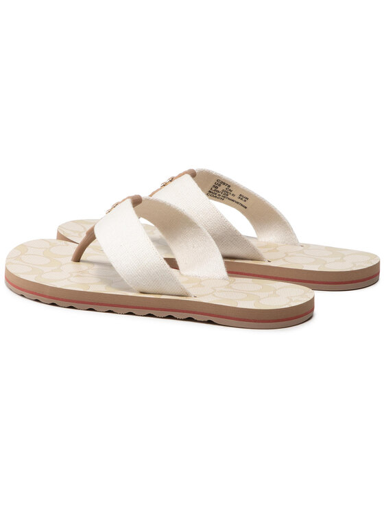 Coach Flip flop Zoe bed Flip Flop C2978 Bej Modivo.ro