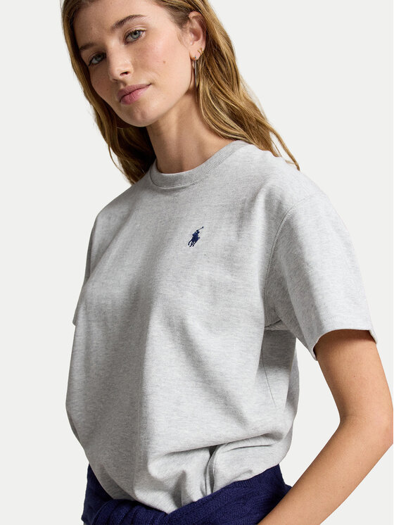 Polo Ralph Lauren Polo Ralph Lauren T-Shirt 211B17798001 Γκρι Regular Fit