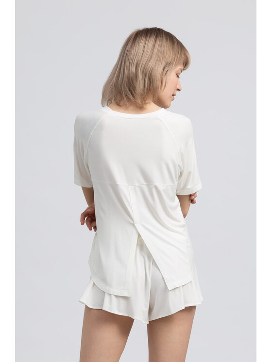 LaLupa LaLupa Koszula nocna LA044 Biały Comfortable Fit