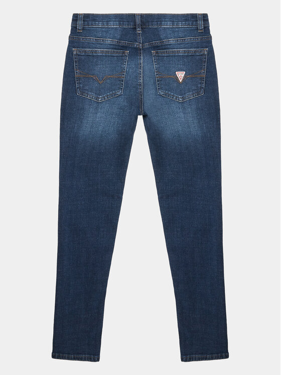 Guess Guess Teksad L3YA00 D52Z0 Sinine Slim Fit