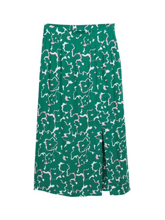 Tom Tailor Denim Tom Tailor Denim Midi sukňa 1045505 Zelená Regular Fit