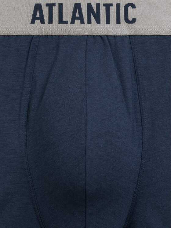 Atlantic Atlantic Bokserki pima cotton Granatowy