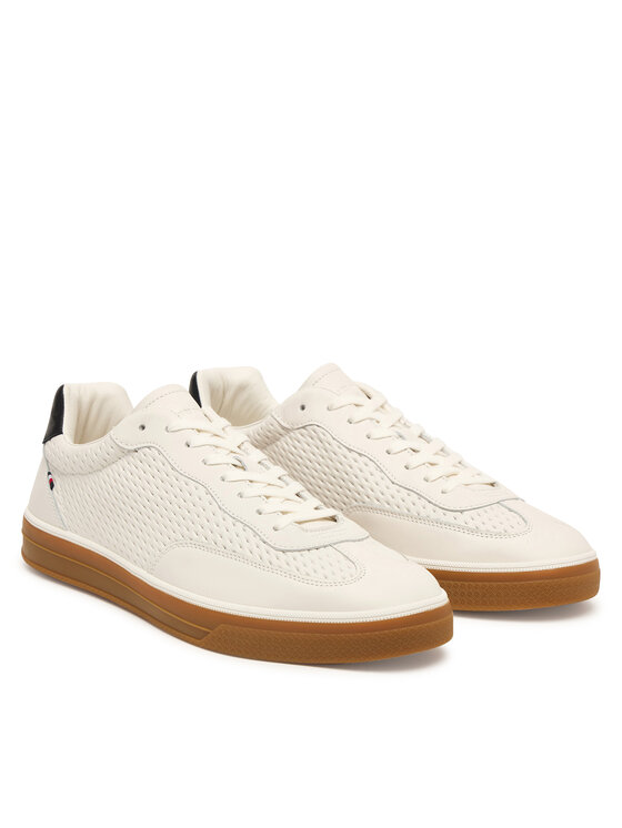 Tommy Hilfiger Tommy Hilfiger Сникърси Lo Lux Cut Out FM0FM05926 Бял