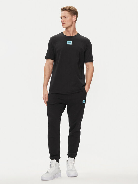 HUGO Hugo Teplákové kalhoty Doak212 50447963 Černá Regular Fit
