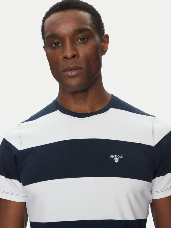 Barbour Barbour T-shirt Whalton MTS1255NY91 Tamnoplava Tailored Fit