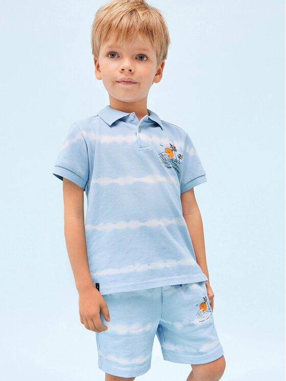Mayoral Mayoral Шорти з тканини 3238 Блакитний Regular Fit