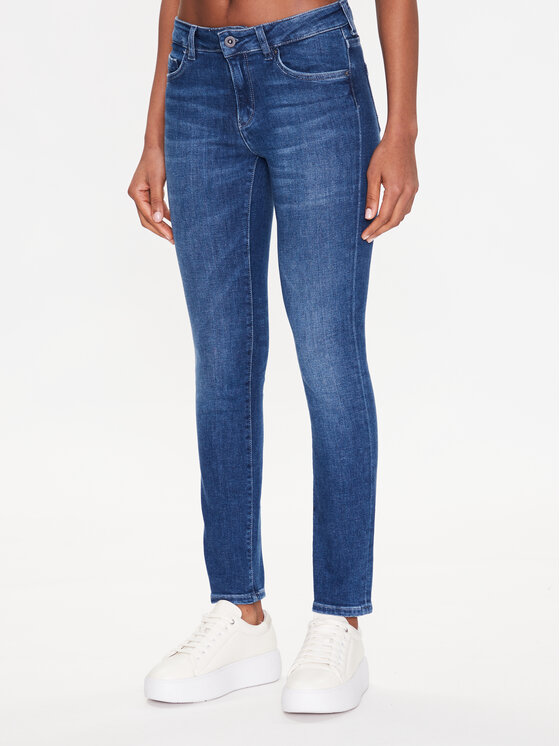 Mustang Mustang Jeansy Shelby 1013584 Tmavomodrá Slim Fit