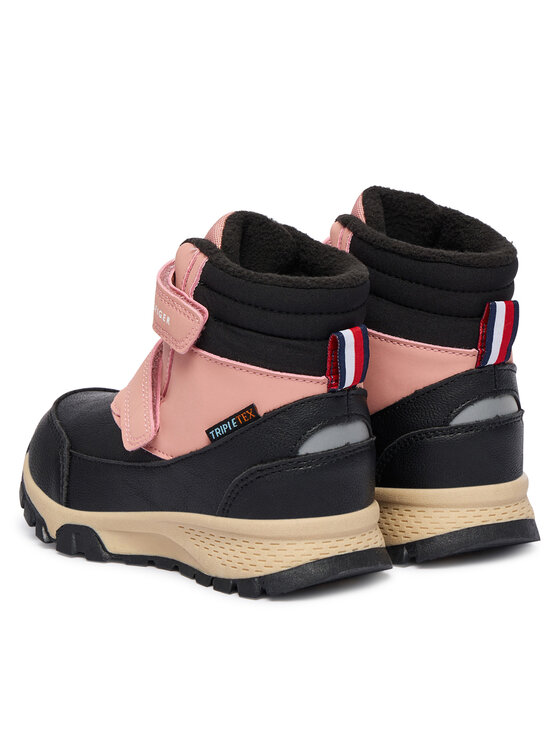 Tommy Hilfiger Tommy Hilfiger Stivali da neve Velcro Bootie T1A5-34048-1592 M Nero