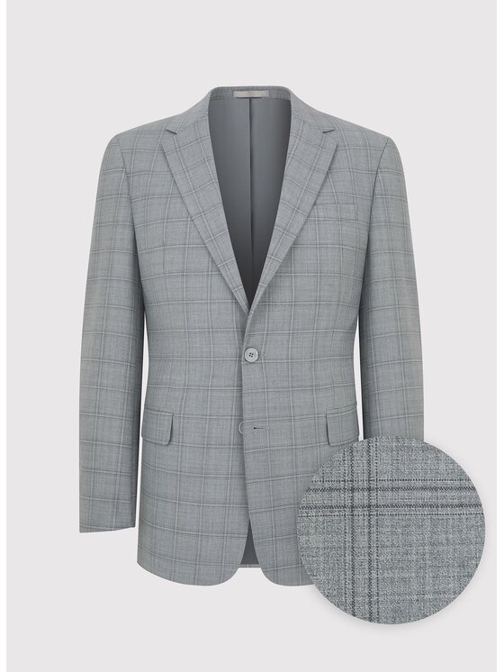 Pako Lorente Pako Lorente Marynarka P24SF-3G-006 Szary Slim Fit