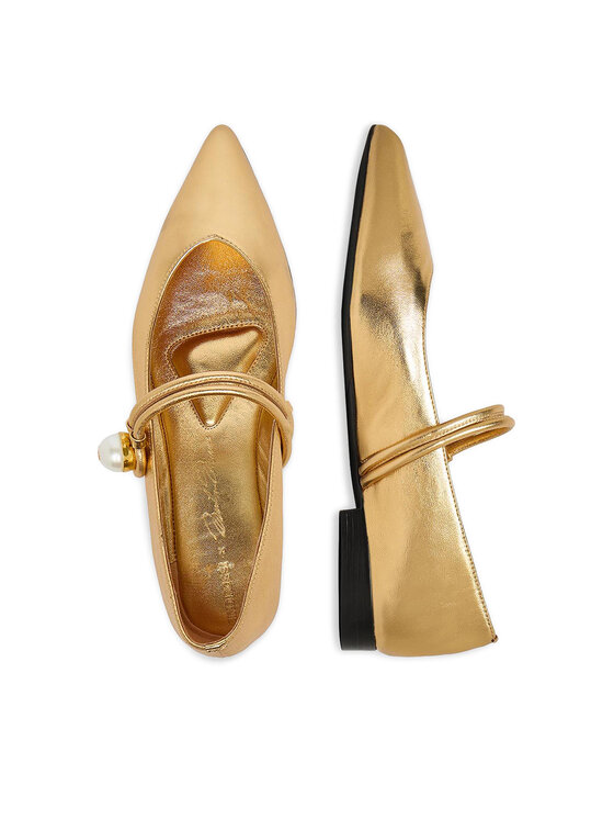 GINO ROSSI GINO ROSSI Balerinos CEO-ROSE-LT2512-72 Auksinė