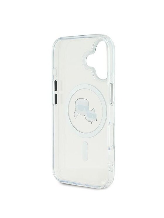 KARL LAGERFELD KARL LAGERFELD Etui na telefon Apple iPhone 16 Plus Biały