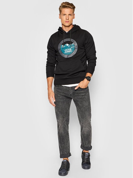 Felpa Bilo 12192931 Nero Regular Fit