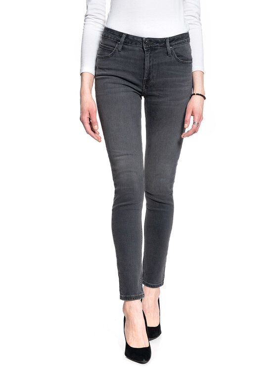 Lee Lee Jeansy ELLY Czarny Slim Fit