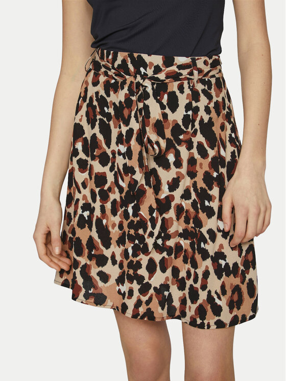 Vila Fustă trapez Moashly 14089471 Negru Regular Fit