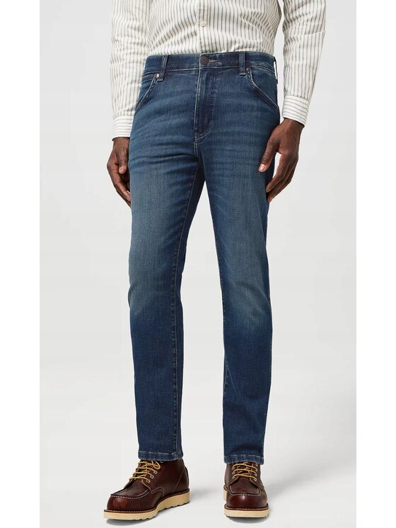 Wrangler Wrangler Jeansy Larston Niebieski Slim Fit