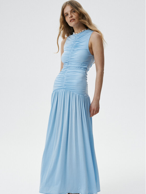 MARI PRETI MARI PRETI Vestito estivo Aurelia Blu Slim Fit