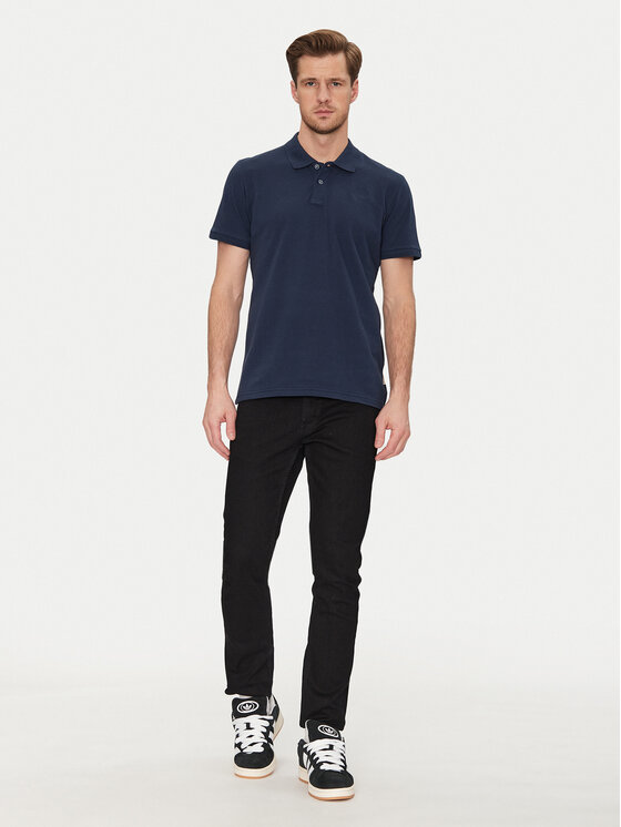 Blend Blend Polo marškinėliai 20717857 Tamsiai mėlyna Regular Fit