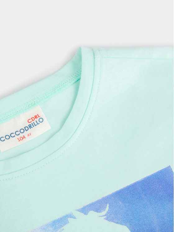 Coccodrillo Coccodrillo Marškinėliai WC4143202VGA Žalia Regular Fit