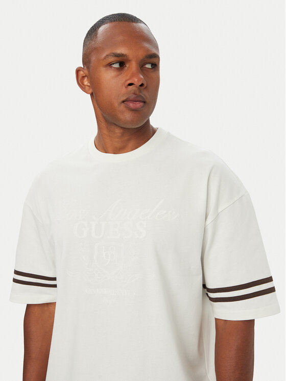 Guess Guess Тишърт Z6YI18 K5005 Кремав Regular Fit