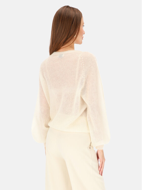 L’AF L’AF Sweter Kora Kremowy Regular Fit