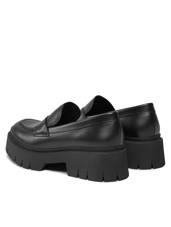 HUGO HUGO Īsi apavi Kris Loafer 50513481 Melns